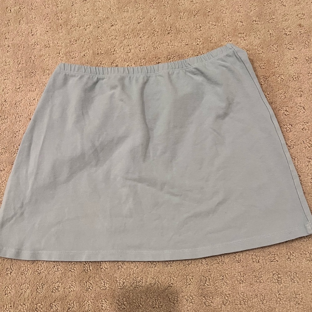 Brandy Melville mini skirt in baby blue